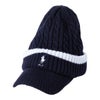 RLX GOLF Polo　レディース ケーブルニット つば付き キャップ RWF2501 NV ネイビー ネイビー