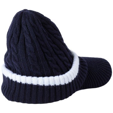 RLX GOLF Polo　レディース ケーブルニット つば付き キャップ RWF2501 NV ネイビー 詳細1