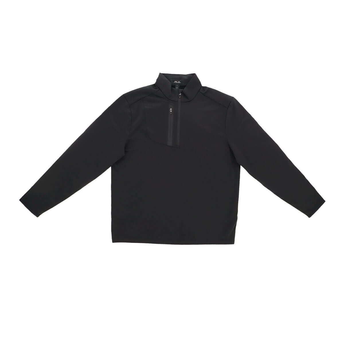 RLX GOLF　クラシック フィット ストレッチ ジャージー 長袖 プルオーバー　2025年モデル ブラック