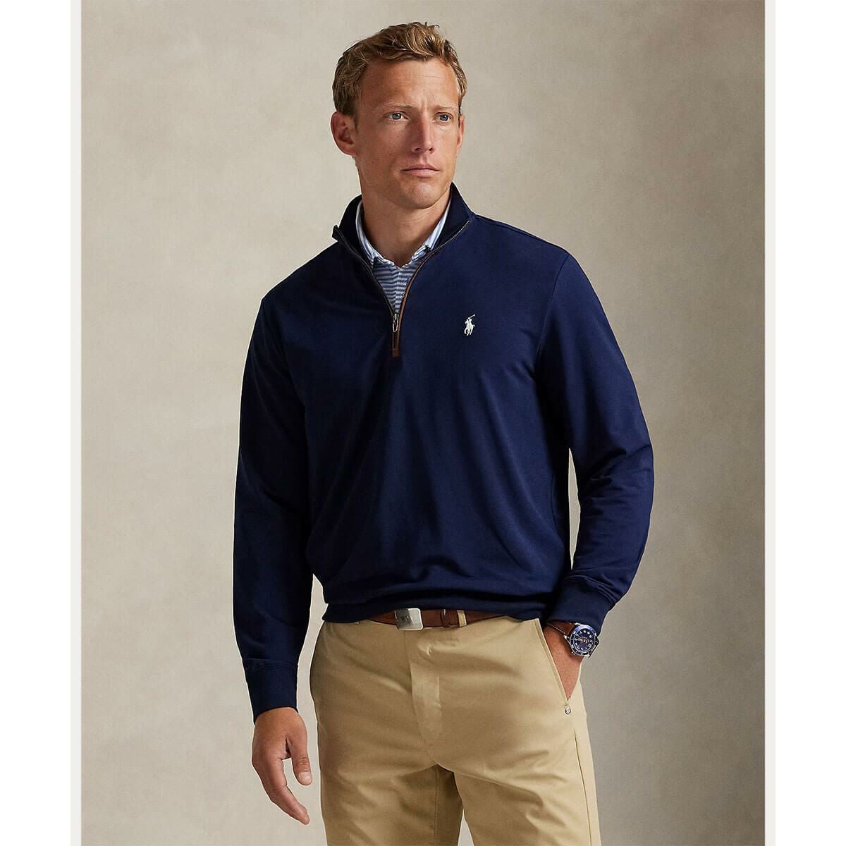 ラルフ ローレン RLX GOLF Polo プルオーバー 長袖 ハーフジップ