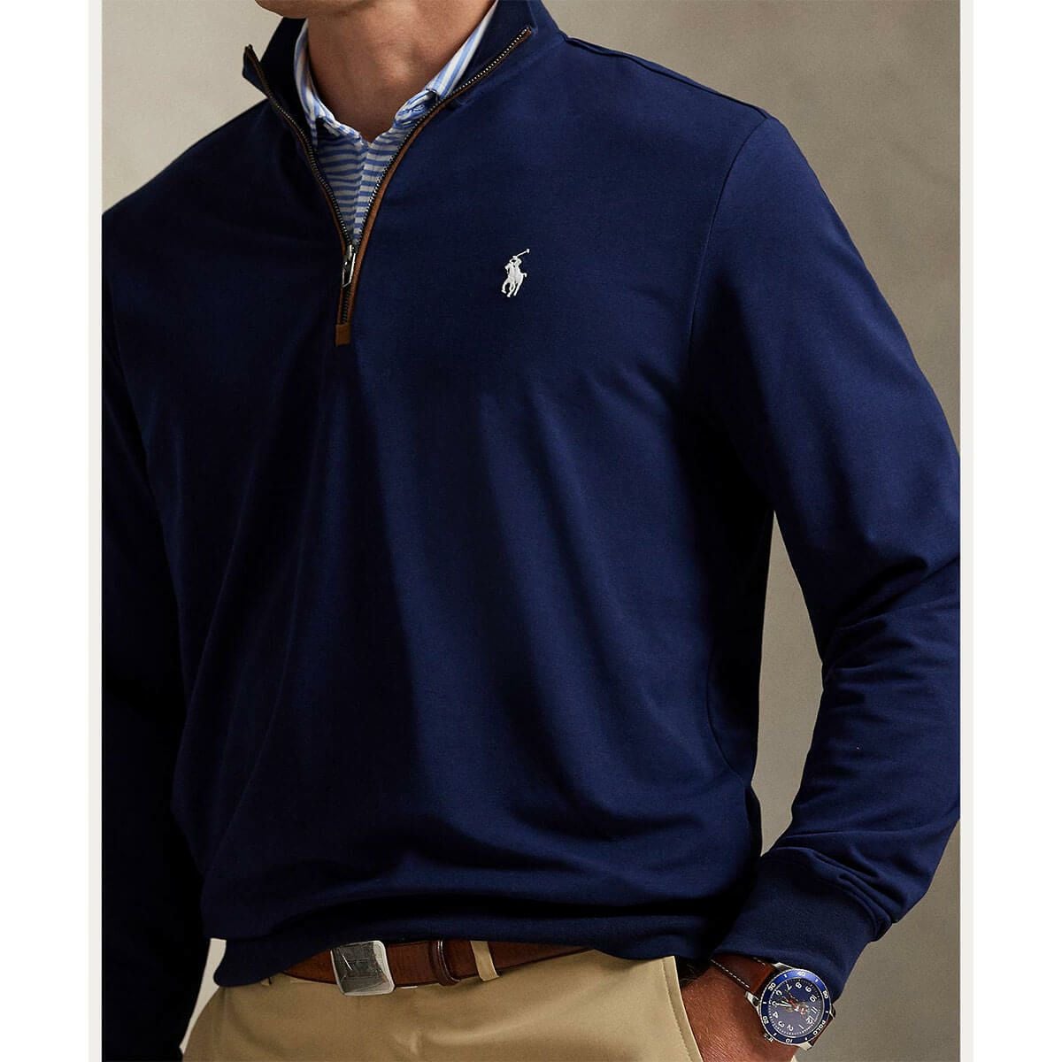ラルフ ローレン RLX GOLF Polo プルオーバー 長袖 ハーフジップ
