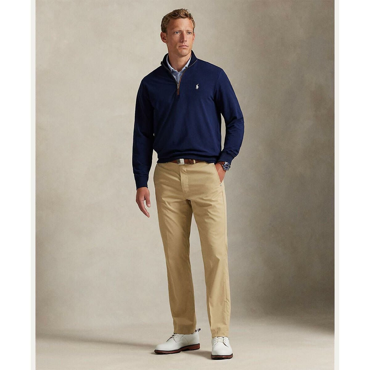 ラルフ ローレン RLX GOLF Polo プルオーバー 長袖 ハーフジップ