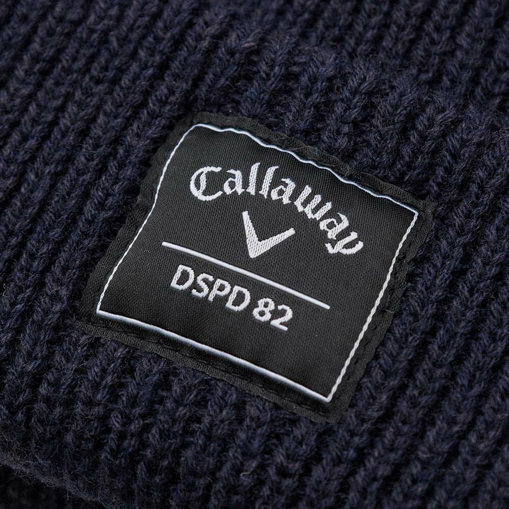 キャロウェイ Callaway　メンズ ロゴワッペン ビーニー C25291120 1120 ネイビー　2025年モデル ネイビー 詳細3