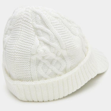 キャロウェイ Callaway　メンズ ツバ付き ニットキャップ C25291121 1030 ホワイト　2025年モデル ホワイト 詳細2