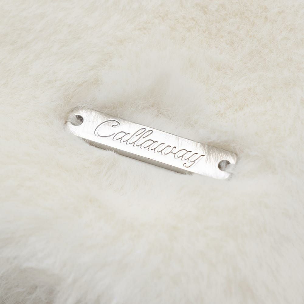 キャロウェイ Callaway　レディース ネックウォーマー C25298205 1030 ホワイト　2025年モデル ホワイト 詳細3