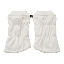 キャロウェイ Callaway　レディース リバーシブル ショート レッグウォーマー C25298207 1030 ホワイト　2025年モデル