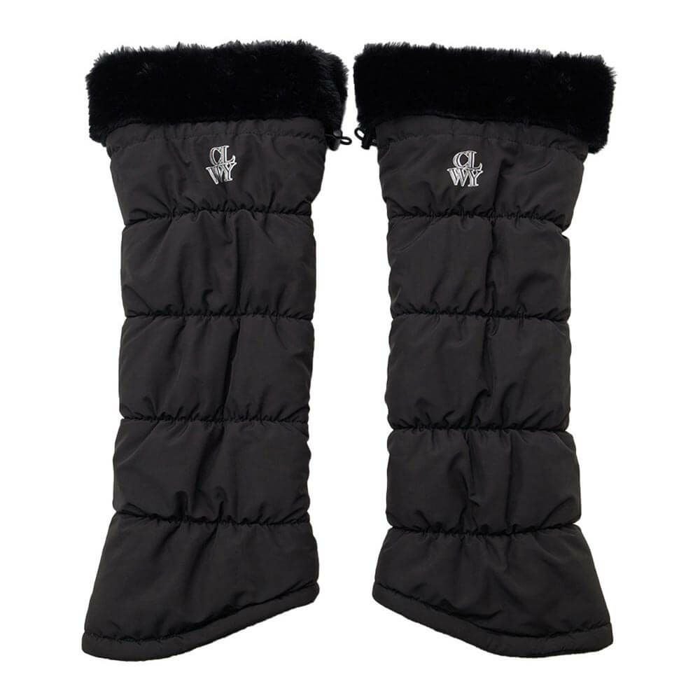 キャロウェイ Callaway　レディース 裏フリース レッグウォーマー C25298209 1010 ブラック　2025年モデル ブラック