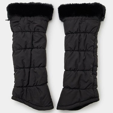 キャロウェイ Callaway　レディース 裏フリース レッグウォーマー C25298209 1010 ブラック　2025年モデル ブラック 詳細2