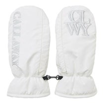 キャロウェイ Callaway　レディース カイロポケット付き 両手用 ミトン C25298211 1030 ホワイト　2025年モデル