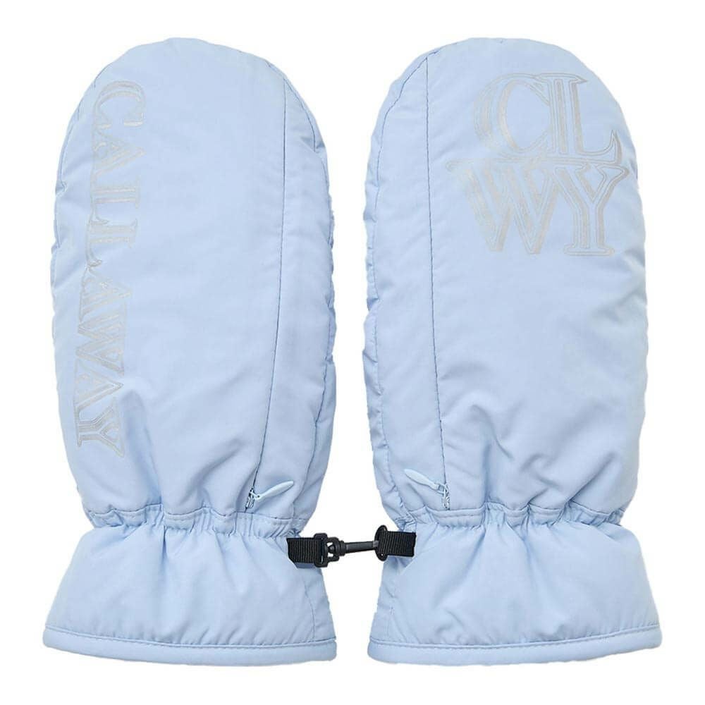 キャロウェイ Callaway レディース カイロポケット付き 両手用 ミトン C25298211 1112 ブルー 2025年モデル
