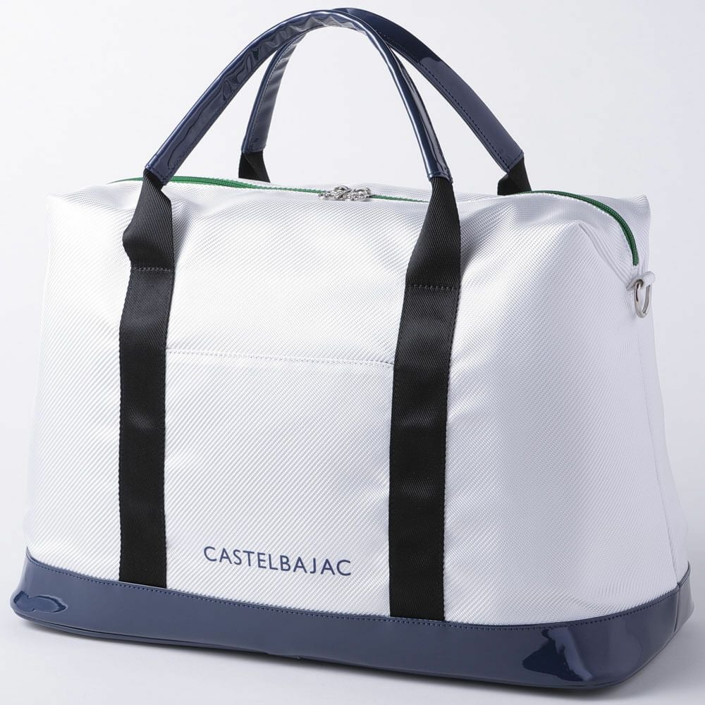 カステルバジャック　メンズ ロゴデザイン ボストンバッグ CBB036 WH ホワイト　2025年モデル ホワイト 詳細2