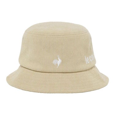 ルコック Le coq sportif　レディース コーデュロイ ハット LG5FCP71L BG00 ベージュ　2025年モデル ベージュ
