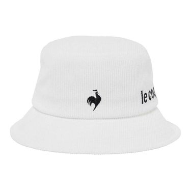 ルコック Le coq sportif　レディース コーデュロイ ハット LG5FCP71L WH00 ホワイト　2025年モデル ホワイト