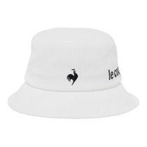 ルコック Le coq sportif　レディース コーデュロイ ハット LG5FCP71L WH00 ホワイト　2025年モデル ホワイト
