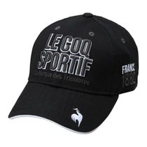 ルコック Le coq sportif　メンズ ロゴ キャップ LG5SCP00M BK00 ブラック　2025年モデル