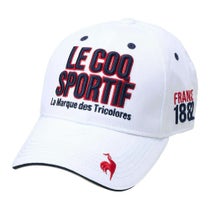 ルコック Le coq sportif　メンズ ロゴ キャップ LG5SCP00M WH00 ホワイト　2025年モデル