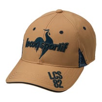 ルコック Le coq sportif　メンズ BIGロゴ ゴルファーズ キャップ LG5SCP04M BG00 ベージュ　2025年モデル
