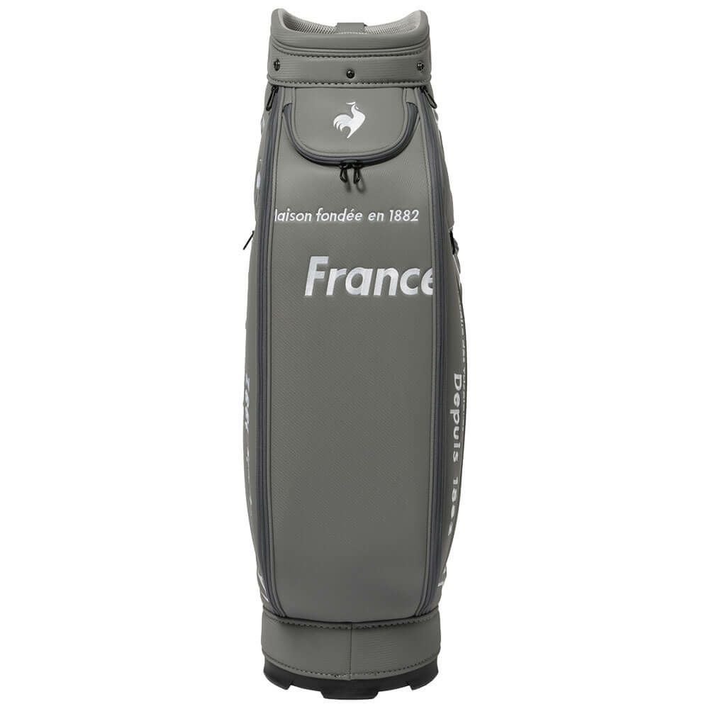 ルコック Le coq sportif　メンズ グラフィックデザイン キャディバッグ LG4FCB02M GY00 グレー　2025年モデル グレー 詳細4