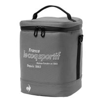 ルコック Le coq sportif　メンズ 保温保冷機能付き ショルダー付き 縦型ポーチ LG4FTT45M GY00 グレー　2025年モデル