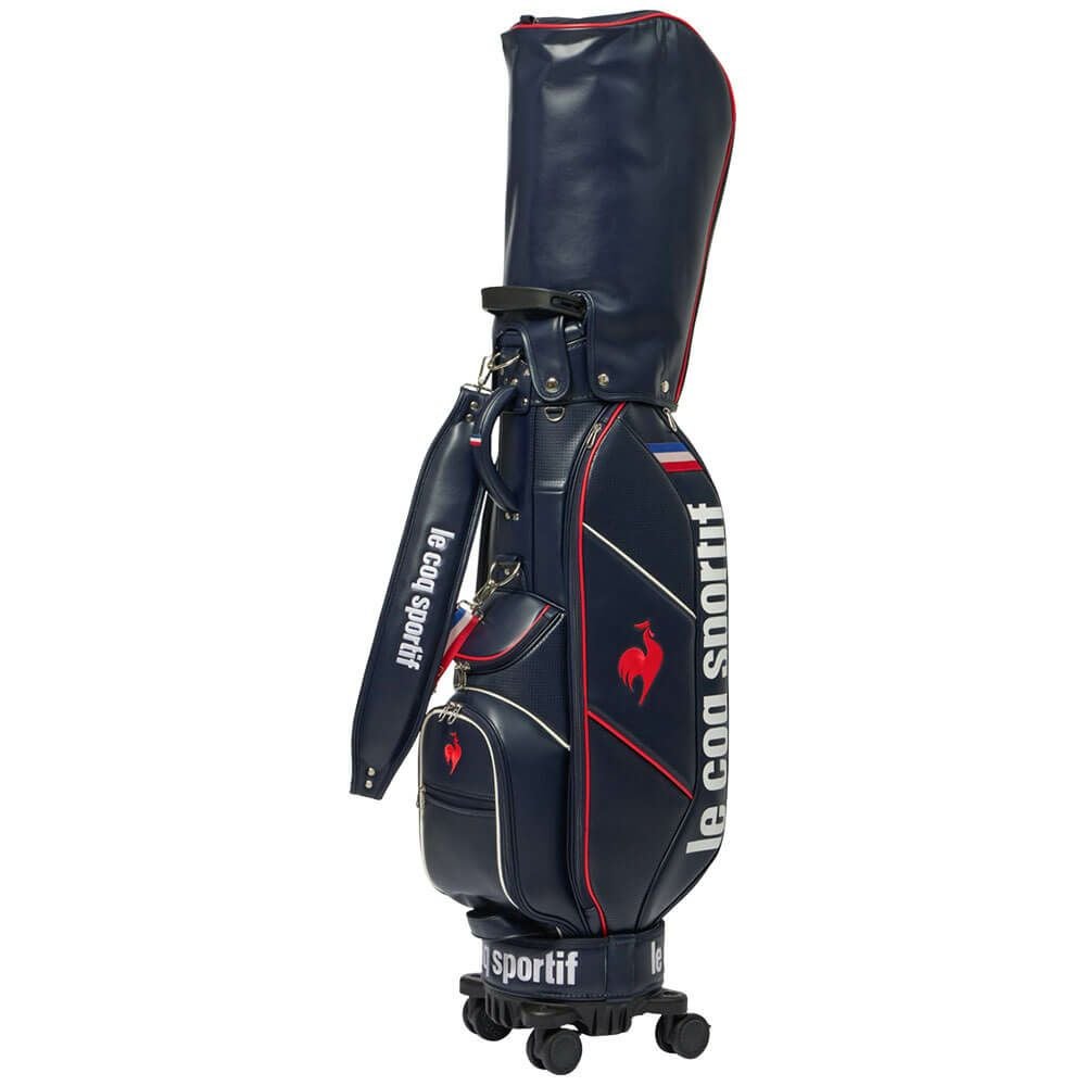ルコック Le coq sportif　ユニセックス 取り外し可能キャスター付き キャディバッグ LG5FCB00U NV00 ネイビー　2025年モデル ネイビー 詳細2