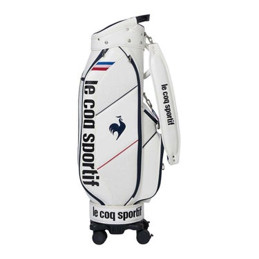 ルコック Le coq sportif　ユニセックス 取り外し可能キャスター付き キャディバッグ LG5FCB00U WH00 ホワイト　2025年モデル ホワイト
