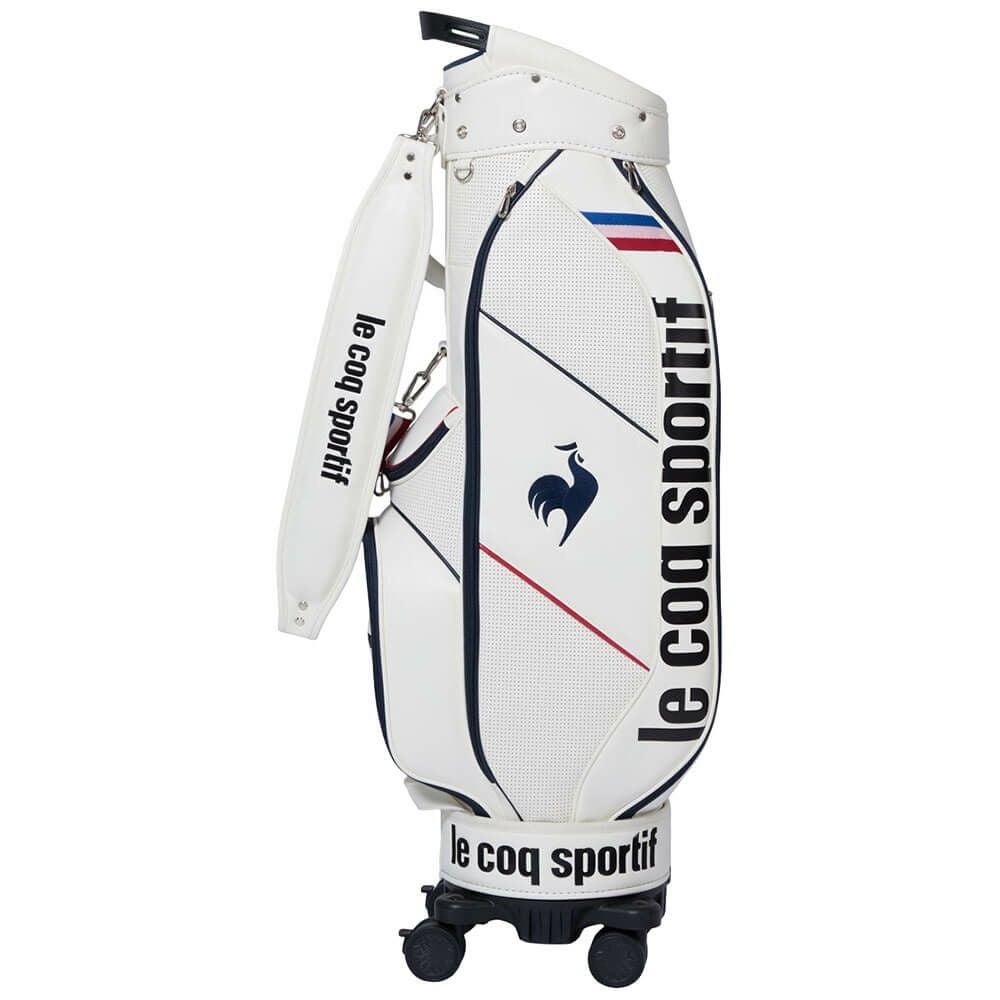 ルコック Le coq sportif　ユニセックス 取り外し可能キャスター付き キャディバッグ LG5FCB00U WH00 ホワイト　2025年モデル ホワイト 詳細3