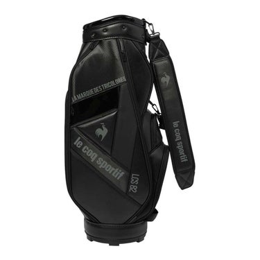ルコック Le coq sportif　メンズ アーカイブデザイン キャディバッグ LG5FCB01M BK00 ブラック　2025年モデル ブラック