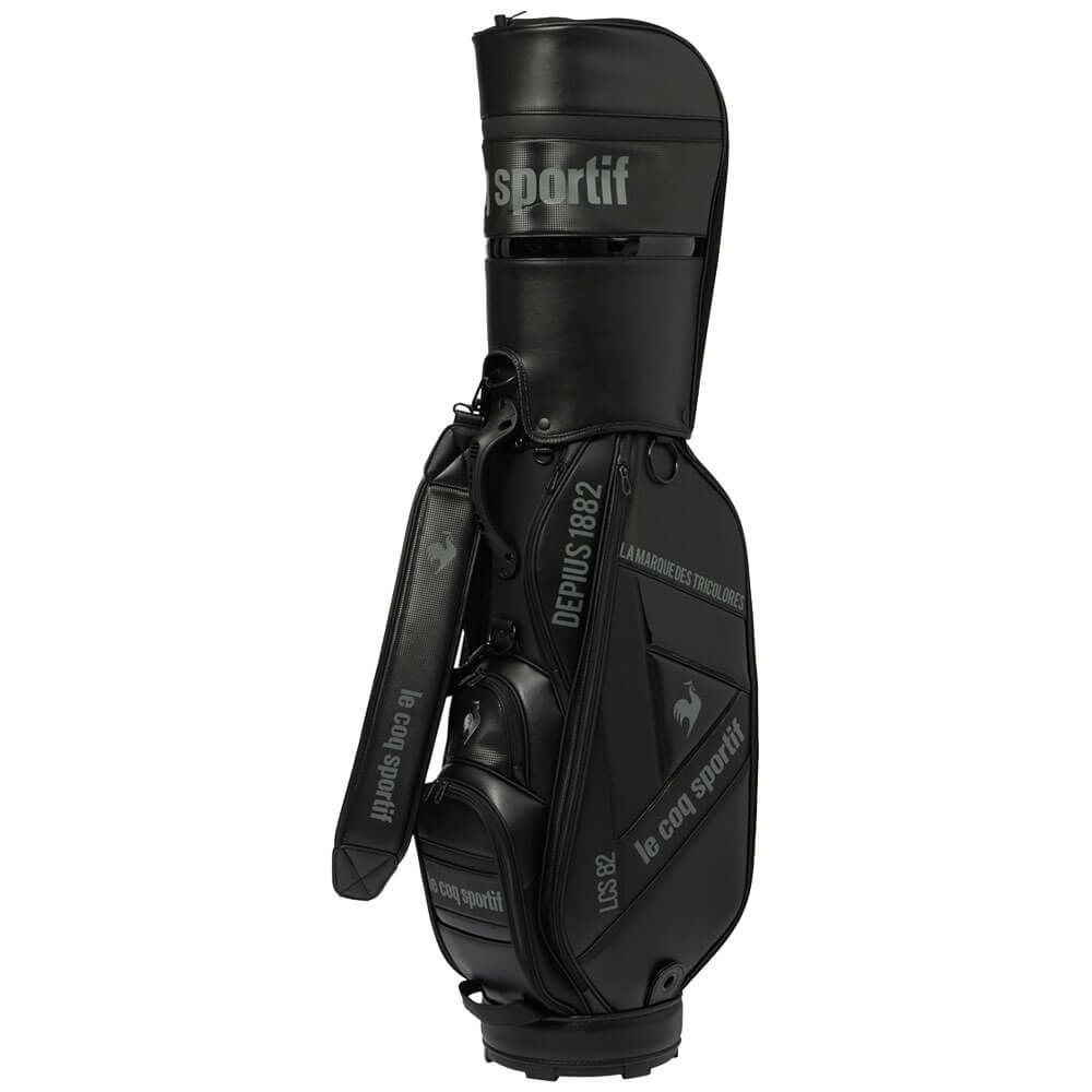 ルコック Le coq sportif　メンズ アーカイブデザイン キャディバッグ LG5FCB01M BK00 ブラック　2025年モデル ブラック 詳細2