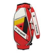 ルコック Le coq sportif　メンズ アーカイブデザイン キャディバッグ LG5FCB01M RD00 レッド　2025年モデル