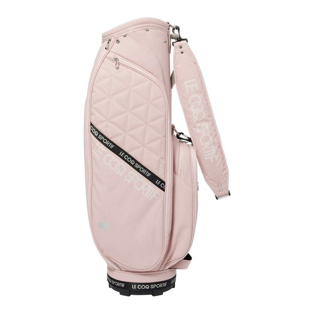 ルコック Le coq sportif　レディース キルティングデザイン キャディバッグ LG5FCB01L PK00 ピンク　2025年モデル ピンク