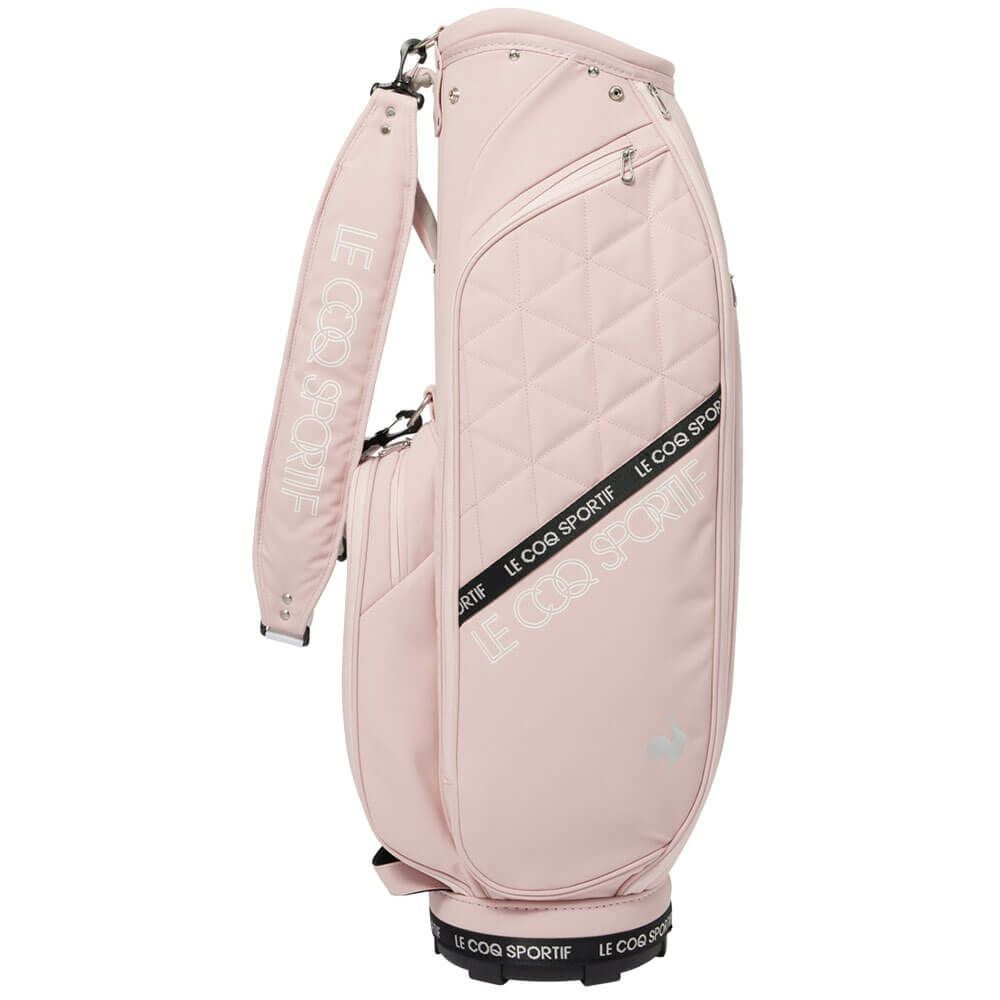 ルコック Le coq sportif　レディース キルティングデザイン キャディバッグ LG5FCB01L PK00 ピンク　2025年モデル ピンク 詳細3