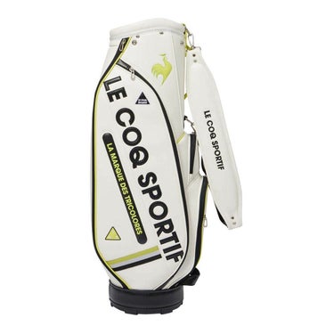 ルコック Le coq sportif　レディース マットデザイン キャディバッグ LG5FCB02L WH00 ホワイト　2025年モデル ホワイト