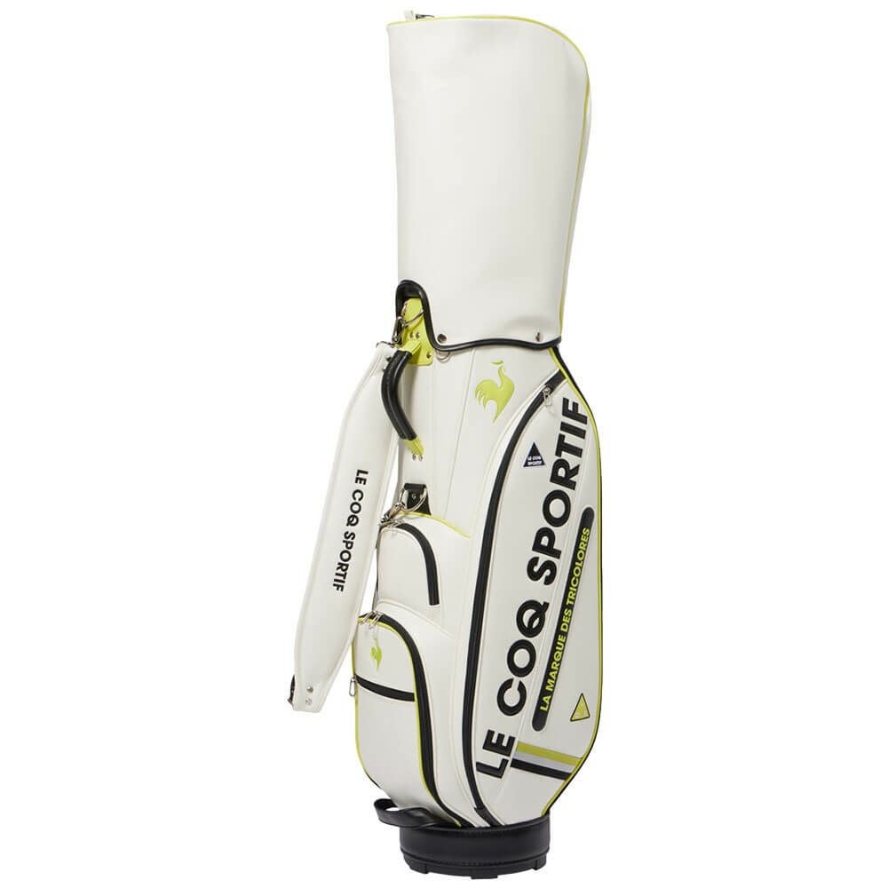 ルコック Le coq sportif　レディース マットデザイン キャディバッグ LG5FCB02L WH00 ホワイト　2025年モデル ホワイト 詳細2
