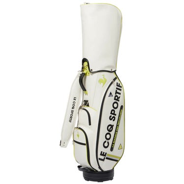 ルコック Le coq sportif　レディース マットデザイン キャディバッグ LG5FCB02L WH00 ホワイト　2025年モデル ホワイト 詳細2