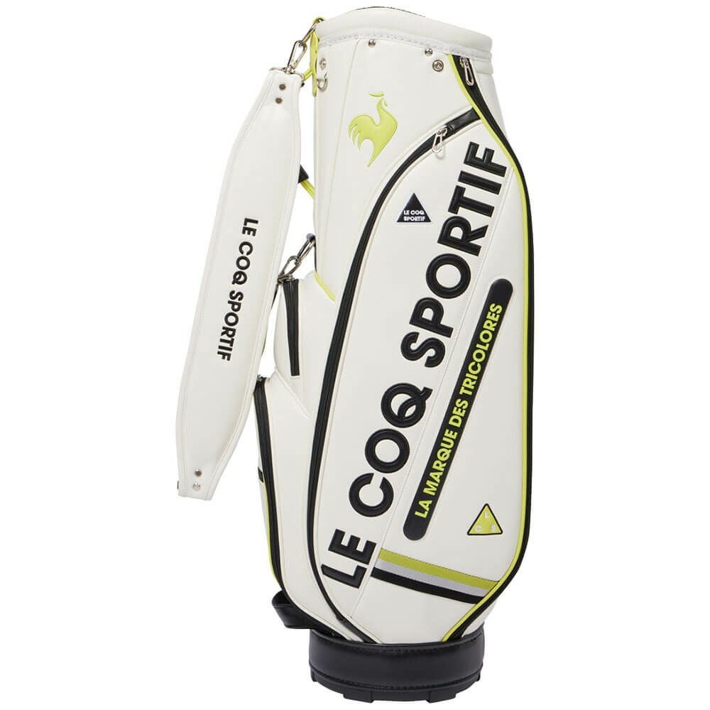 ルコック Le coq sportif　レディース マットデザイン キャディバッグ LG5FCB02L WH00 ホワイト　2025年モデル ホワイト 詳細3