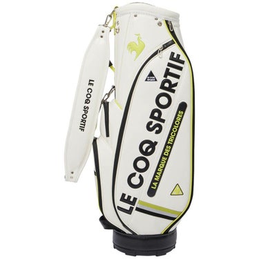 ルコック Le coq sportif　レディース マットデザイン キャディバッグ LG5FCB02L WH00 ホワイト　2025年モデル ホワイト 詳細3