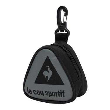 ルコック Le coq sportif　メンズ トライアングルデザイン ボールホルダー LG5FBZ00M BK00 ブラック　2025年モデル ブラック
