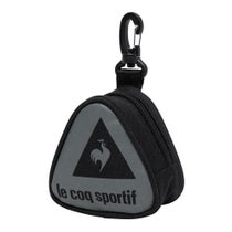 ルコック Le coq sportif　メンズ トライアングルデザイン ボールホルダー LG5FBZ00M BK00 ブラック　2025年モデル