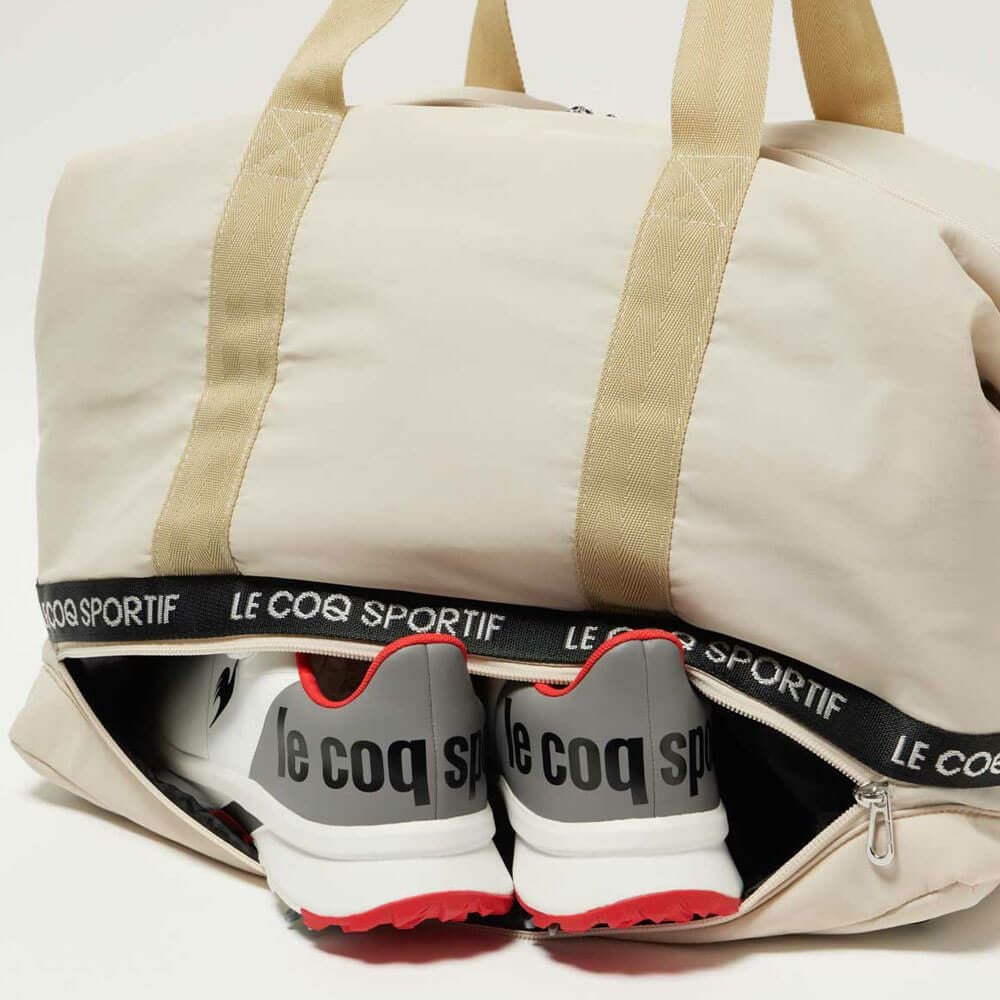 ルコック Le coq sportif　レディース フラップポケットデザイン ボストンバッグ LG5FBB01L BG00 ベージュ　2025年モデル ベージュ 詳細7