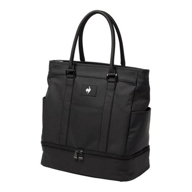 ルコック Le coq sportif　メンズ 二層式 ボストンバッグ LG5FBB01M BK00 ブラック　2025年モデル ブラック