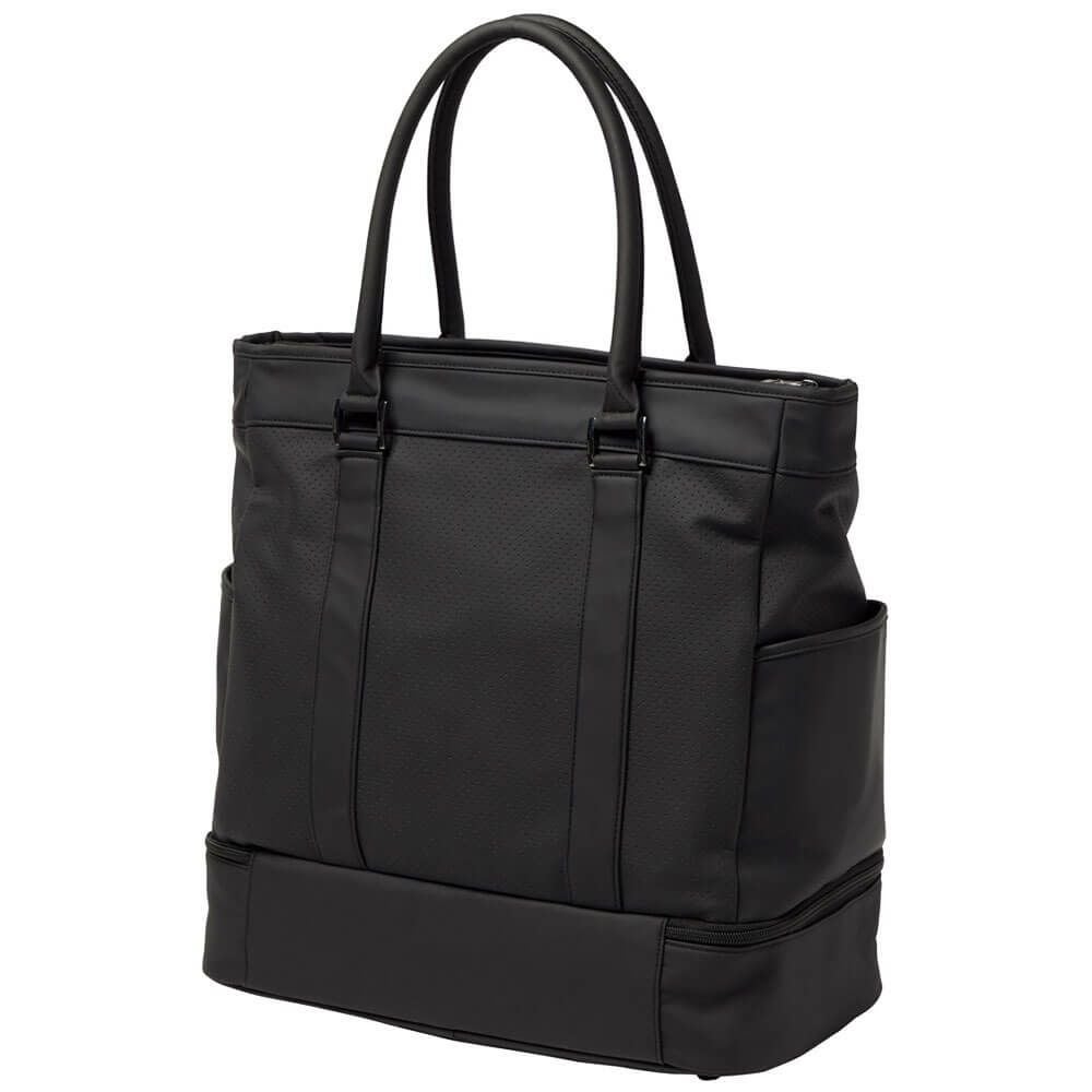 ルコック Le coq sportif　メンズ 二層式 ボストンバッグ LG5FBB01M BK00 ブラック　2025年モデル ブラック 詳細2