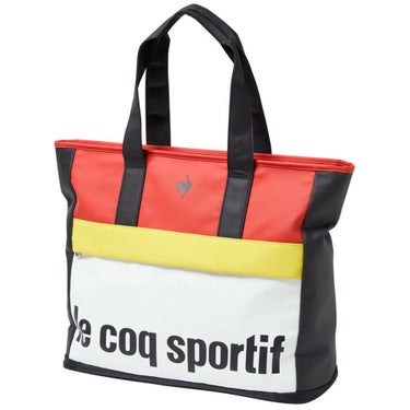 ルコック Le coq sportif　メンズ トライアングルデザイン 多収納 トートバッグ LG5FTT00M RD00 レッド　2025年モデル レッド 詳細2