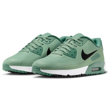 ナイキ NIKE　エア マックス AIR MAX 90G スパイクレス ゴルフシューズ　HV9305 300 シルバーパイン/バイコースタル