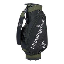 マンシングウェア Munsingwear　メンズ キャディバッグ MG5FCB02M BK00 ブラック　2025年モデル