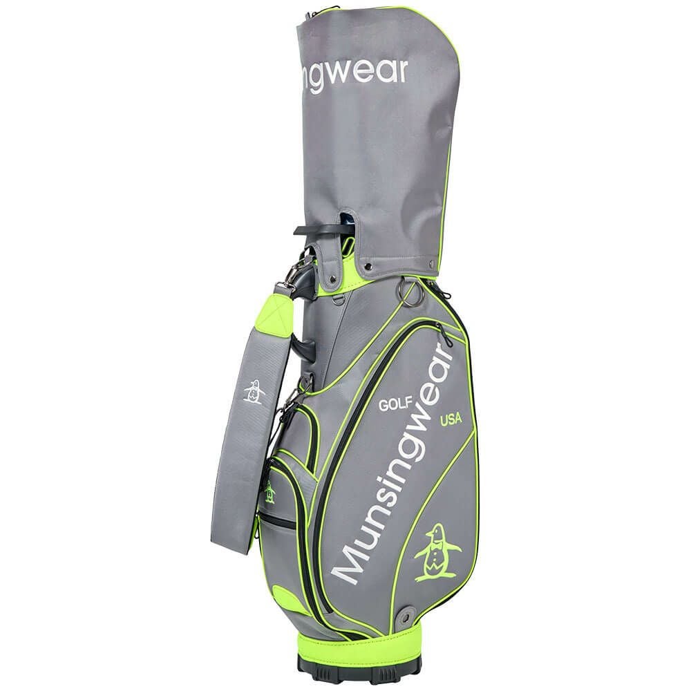 マンシングウェア Munsingwear　メンズ キャディバッグ MG5FCB02M GY00 グレー　2025年モデル グレー 詳細3