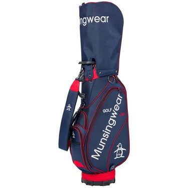 マンシングウェア Munsingwear　メンズ キャディバッグ MG5FCB02M NV00 ネイビー　2025年モデル ネイビー 詳細3