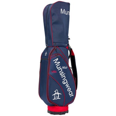 マンシングウェア Munsingwear　メンズ キャディバッグ MG5FCB02M NV00 ネイビー　2025年モデル ネイビー 詳細4