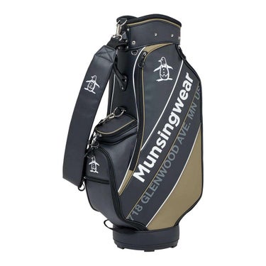 マンシングウェア Munsingwear　メンズ キャディバッグ MG5SCB05M BKKH ブラックカーキ　2025年モデル ブラックカーキ