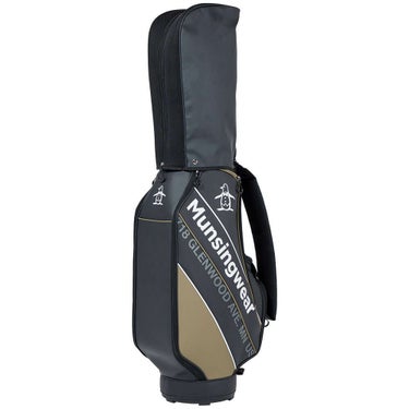 マンシングウェア Munsingwear　メンズ キャディバッグ MG5SCB05M BKKH ブラックカーキ　2025年モデル ブラックカーキ 詳細4