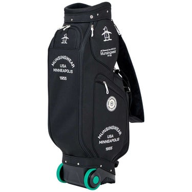 マンシングウェア Munsingwear　キャスター付き キャディバッグ MG5FCB04U BK00 ブラック　2025年モデル ブラック 詳細2